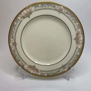 Plato de pan vintage Noritake Barrymore 9737 porcelana de hueso fino 6,5" azul/rosa - Imagen 1 de 5
