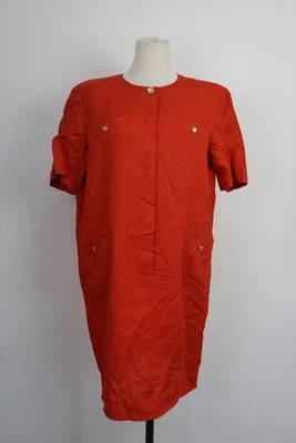 Женское винтажное льняное платье Max Mara размер 44 - Изображение 1 из 4