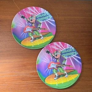Juego de 2 placas de guitarra de 8" de plástico melamina Chuck e Cheese's de colección 2009 - Imagen 1 de 5