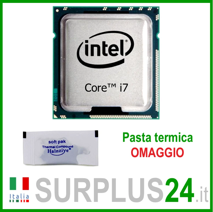 CPU INTEL Core i7-975 SLBEQ 3.33GHz 8M Socket LGA 1366 Processore i7 - Immagine 1 di 1