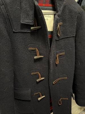 Abrigo Chaqueta Larga Italiana Clásica Abercrombie Fitch Orebed Brook, Talla M Foto 1 de 4