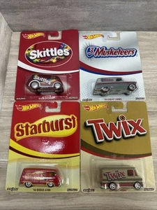 2014 Hot Wheels Starburst '66 Dodge A100 55 Chevy Pop Culture Real Riders Metal - Picture 1 of 6