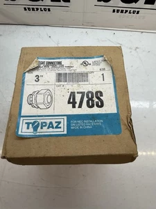 Topas 478S 3" formbarer gerader isolierter flüssigkeitsdichter Verbinder - Bild 1 von 2