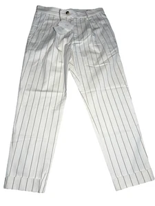 Brunello Cucinelli For Humanity Junior Kid's Striped Pants Trousers Sz 12 - Picture 1 of 8