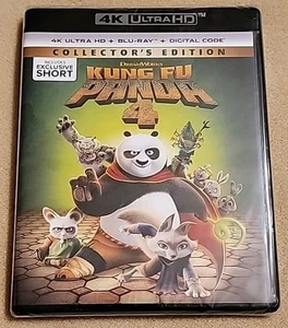 NEW Kung Fu Panda 4 (4K Ultra HD, Blu-ray, Digital, 2024) Jack Black SEALED - Imagen 1 de 5