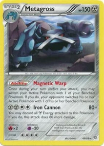 2x (XY07-049) Metagross Rare Pokemon XY Ancient Origins Card # 49 - Picture 1 of 1