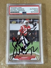 Johnny Rodgers  2014 Upper Deck  #28 Nebraska Cornhuskers Signed Certified