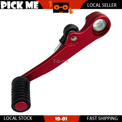 Palanca de cambios roja forjada para motocicleta Honda CBR600RR 2003 2004 2005 2006 Foto 1 de 2