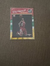 2016-17 Donruss Gary Payton II Holo Green And Yellow Laser Rc Houston rockets
