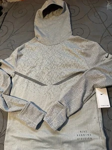 NIKE RUNNING DIVICION THERMA FIT ADV PINNACLE TOP GRAY HOODIE SIZE M MEN $140 - Picture 1 of 6