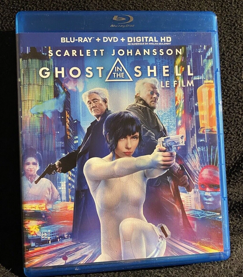 Ghost In The Shell Blu-Ray+DVD+Digital HD Movie (2017) - Image 1 of 1