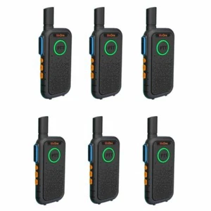 Walkie Talkie Delgado 2 Vías Radios 16 Canales Herramienta de Comunicación Rápida Exterior 6 un. - Imagen 1 de 7