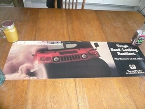 PPG POSTER w/Hummer 12" x 36" Tough Good Looking & Resilient (Hummer's not Bad) - Picture 1 of 1
