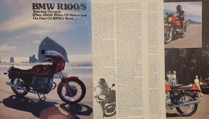 1977 BMW R100/S 9p Motorcycle Test Print Article - Picture 1 of 1