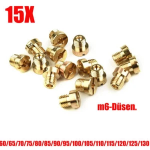 15 Stück Vergaser Hauptdüsen Set für Simson, Spatz, Schwalbe Vergaser M6 60-130 - Bild 1 von 10
