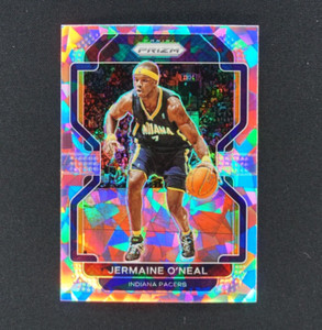 JERMAINE O'NEAL Silver Cracked Ice Prizm 2021-22 Prizm Basketball 258 Pacers