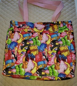 Purses & Shoes purse tote bag handmade heavy duty cotton lotsa pockets - Picture 1 of 6