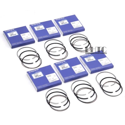 6pcs Piston Ring Set STD For Volvo S80 V70 XC60 XC70 XC90 3.2L B6324S L6 T6 - Image 1 of 4