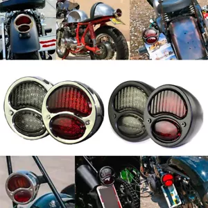 LED Taillight Rear Brake Lamp Red Light For Ford Model A Duolamp Bobber Chopper - Picture 1 of 27