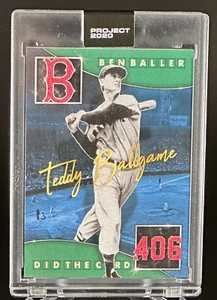 Ted Williams Topps Project 2020 #229 Ben Baller Boston Red Sox /7169 - Picture 1 of 2