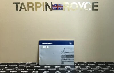 1986 Mercedes-Benz 560SL Owners Manual Handbook. Mercedes-Benz 560SL # MM16 - Image 1 of 4