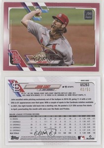 2021 Topps Update Mother's Day Hot Pink /50 John Gant #US263