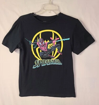 Marvel T Shirt Boys Size XL 14/16 Black  - Image 1 of 4