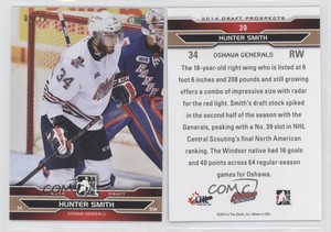 2014 ITG Draft Prospects Bronze /25 Hunter Smith #39