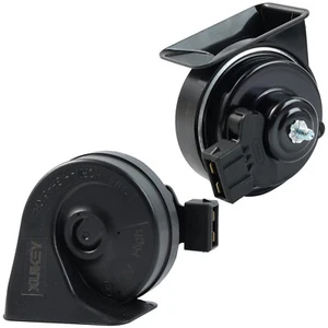 2 bocina bocina fanfarria bocina de señal tono bajo para Audi A4 VW Golf Skoda Seat Fabia - Imagen 1 de 8
