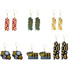 2024 Numeral Ear Pendants Ear Jewelry Party Costume for Party Costume Daily Wear - Picture 1 of 11