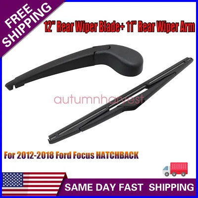 Brazo y hoja limpiaparabrisas trasero para Ford Focus Hatchback 2012 2013 2014 2015 2016-2018 Foto 1 de 4