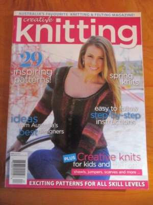 KNITTING BOOK CREATIVE KNITTING ISSUE 31 SPRING  * MUST SEE - Image 1 of 2