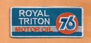 "PARCHE DE GASOLINA 76 ACEITE DE MOTOR ROYAL TRITON 4" - Imagen 1 de 1