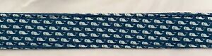 Vineyard Vines small Blue Whale Belt 37 inches D ring