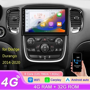 für Dodge Durango 2014-2020 9'' Autoradio CarPlay BT5.0 GPS Navi WIFI 4+32GB SWC - Bild 1 von 24