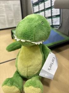 Baby New Carter's Green & Yellow Stuffed Plush Dinosaur Animal - Picture 1 of 3