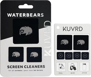 KUVRD Waterbear - Pack universel patch unique & tampons, noir - Photo 1/6