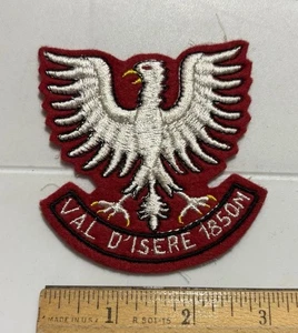 Val d'Isere Savoie France French Alps Ski Resort Skiing Souvenir Patch Badge - Picture 1 of 3