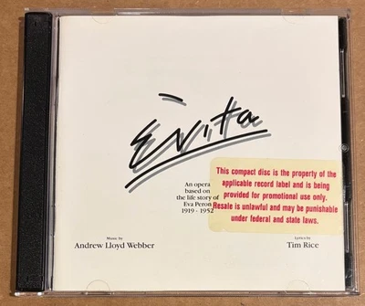 Evita - London Cast [Andrew Lloyd Webber/Tim Rice] RARE out of print promo 2X CD Foto 1 de 4