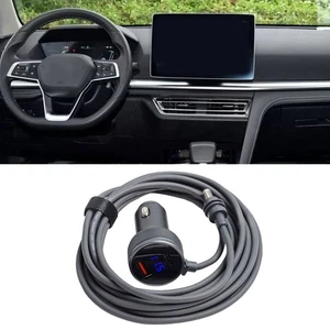300cm For Starlink For Mini Car Charger Dual USB 12V 24V with DC Cable - Picture 1 of 24