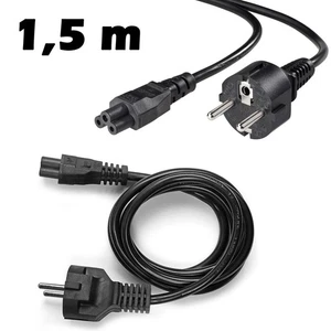 Câble Tripolaire D'Alimentation Pour Ordinateur Portable Moniteur Prise Schuko - Afbeelding 1 van 2