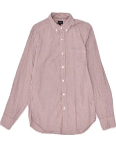 J. CREW Mens Shirt Small Red Check Cotton WO15 - Picture 1 of 3