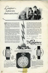Relojes Longines 1926 finos para damas vintage con impresión de revista ¡Idea de regalo! (4805) - Imagen 1 de 1