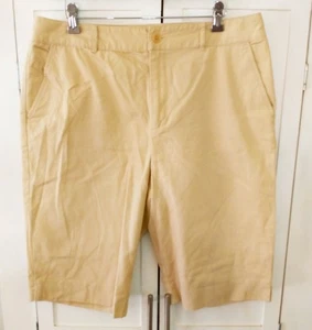 Pantalones Cortos Lauren Ralph Lauren Beige Mujer:s Algodón Sixe 12 (Grandes) - Imagen 1 de 4