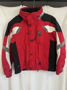 Boys Kids Spyder Ski Jacket Size Six Red White Black - Picture 1 of 8