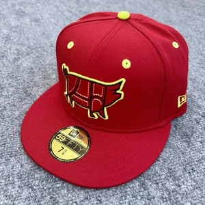 Columbia Fireflies Milb Hat New Era 59Fifty Fitted 7 3/8 Red Chicharrones Cap - Picture 1 of 8