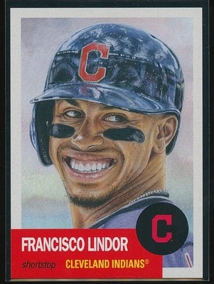 Francisco Lindor 2018 Topps Living Set Online Exclusive /6714 #61 - Image 1 of 2