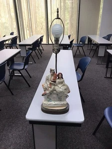 staffordshire figure Lamp - Picture 1 of 11
