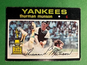 1971 Topps #5 Thurman Munson New York Yankees Sehr guter Zustand kostenloser Versand - Bild 1 von 6