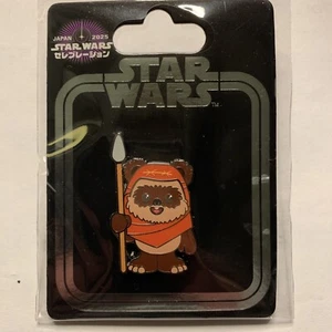 STAR WARS CELEBRATION 2025 Japan limited Wicket Ewok Pin Badge NEW - Picture 1 of 1